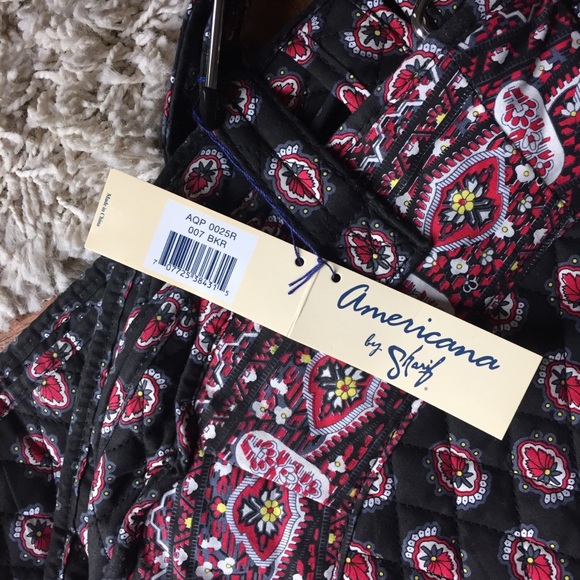 NWT quilted fabric tote bag - Picture 2 of 4